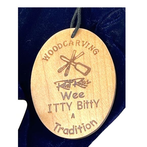 Raikes Wee Itty Bitty Merlot ANGEL TEDDY BEAR Limited Edition #610 Mohair Wood - Picture 4 of 7